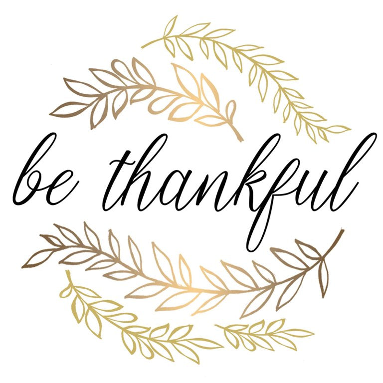 Paper Cocktail Napkin Be Thankful