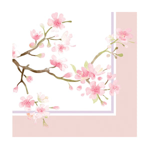 Cherry Blossom Paper Cocktail Napkin