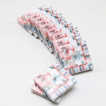 Load image into Gallery viewer, Embossed Paper Cocktail Napkin Summer Bloom
