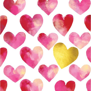 Paper Cocktail Napkin Heartful Love