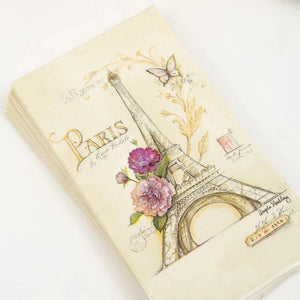 Paper Guest Napkin French Lilacs