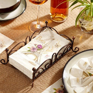 Paper Guest Napkin French Lilacs