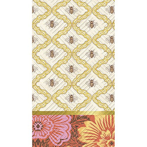 Embossed Paper Guest Napkin Botanical Garden