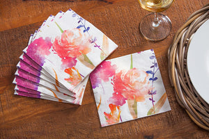 Paper Luncheon Napkin Watercolor Boho
