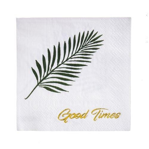 Paper Cocktail Napkin Good Times