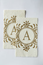 Load image into Gallery viewer, Embossed Monogram Guest Napkin A
