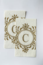 Load image into Gallery viewer, Embossed Monogram Guest Napkin C
