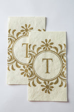 Load image into Gallery viewer, Embossed Monogram Guest Napkin T
