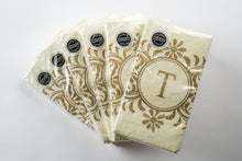 Load image into Gallery viewer, Embossed Monogram Guest Napkin T
