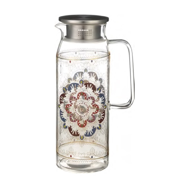LORIN Glass Pitcher Boho