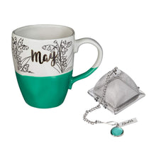 Load image into Gallery viewer, Birthstone Cup with Infuser &amp; Charm
