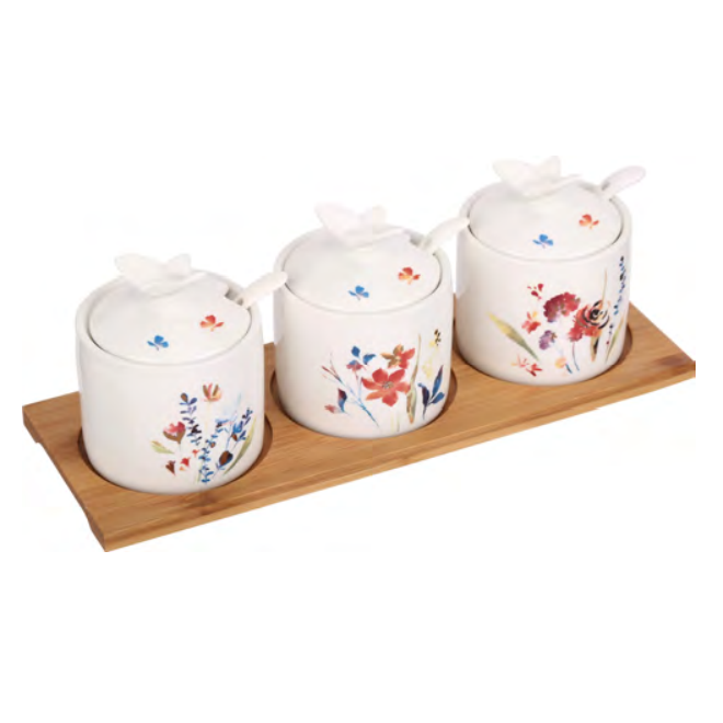 MATINE Condiment Set Watercolor Boho
