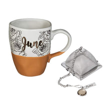 Load image into Gallery viewer, Birthstone Cup with Infuser &amp; Charm
