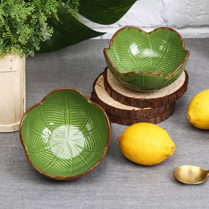 Oasis Leaf Set of 2 Bowl