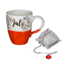 Load image into Gallery viewer, Birthstone Cup with Infuser &amp; Charm
