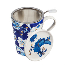 Load image into Gallery viewer, NORA Tea Gift Set Blue Floral Etoile
