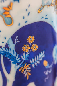 NORA Tea Gift Set Blue Floral Etoile