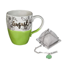 Load image into Gallery viewer, Birthstone Cup with Infuser &amp; Charm
