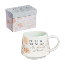 Load image into Gallery viewer, CARLY Life Is Like A Cup Of Tea Artisan Cup
