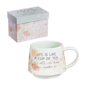 CARLY Life Is Like A Cup Of Tea Artisan Cup