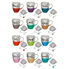 Load image into Gallery viewer, Birthstone Cup with Infuser &amp; Charm
