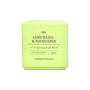 Lime Basil & Mandarin Soy Candle