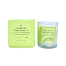 Load image into Gallery viewer, Lime Basil &amp; Mandarin Soy Candle
