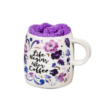 Load image into Gallery viewer, FELICE Cup &amp; Sock Gift Set Life Begins After Coffee
