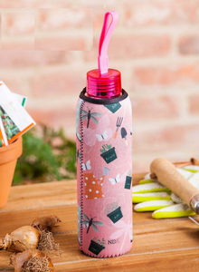 CARINA Glass Bottle with Neoprene Sleeves