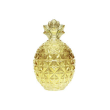 Load image into Gallery viewer, SOLEY Glass Pineapple Candy Jar Gold
