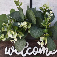 Load image into Gallery viewer, Welcome Eucalyptus Wreath
