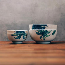 Load image into Gallery viewer, Green Foliage Set of 2 Soup Bowl
