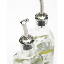 Load image into Gallery viewer, MARIN Glass Oil Bottle Set of 2 Olives
