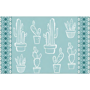 TISH Microfiber Mat Cactus