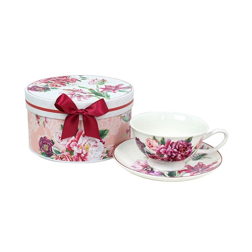 Spring Lace Modern Cup & Saucer Set – Sugarplum Lifestyle