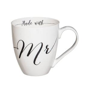 Mr & Mrs Cup O' Java & Ornament Wedding Gift Set