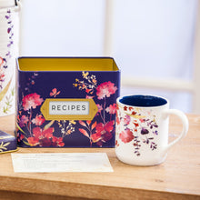Load image into Gallery viewer, STELLA Cup &amp; Recipe Tin Set Watercolor Boho
