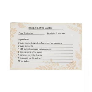 STELLA Cup & Recipe Tin Set Watercolor Boho