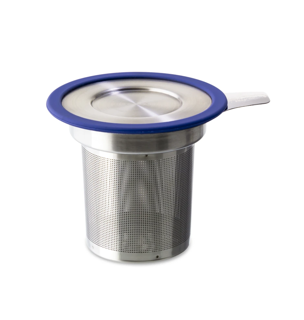 STEEP Stainless Steel Infuser with Cover Blue