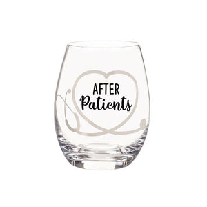 Before & After Patients Cup & Stemless Wine Glass Set