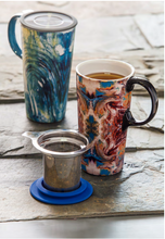 Load image into Gallery viewer, STEEP Stainless Steel Infuser with Cover Blue
