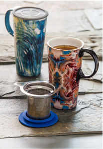 STEEP Stainless Steel Infuser with Cover Green