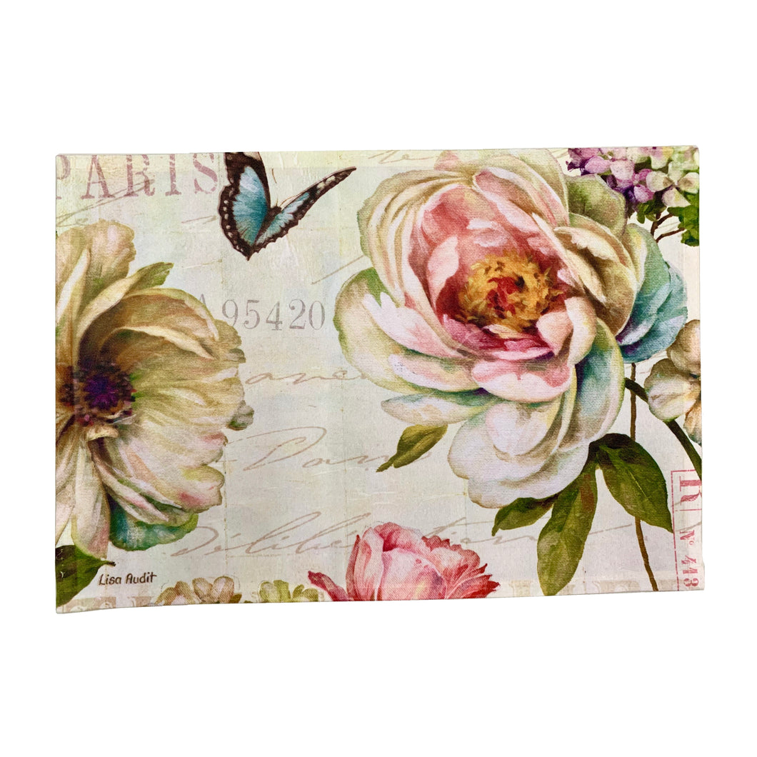TRINA  Placemat Set of 2 Marche De Fleurs