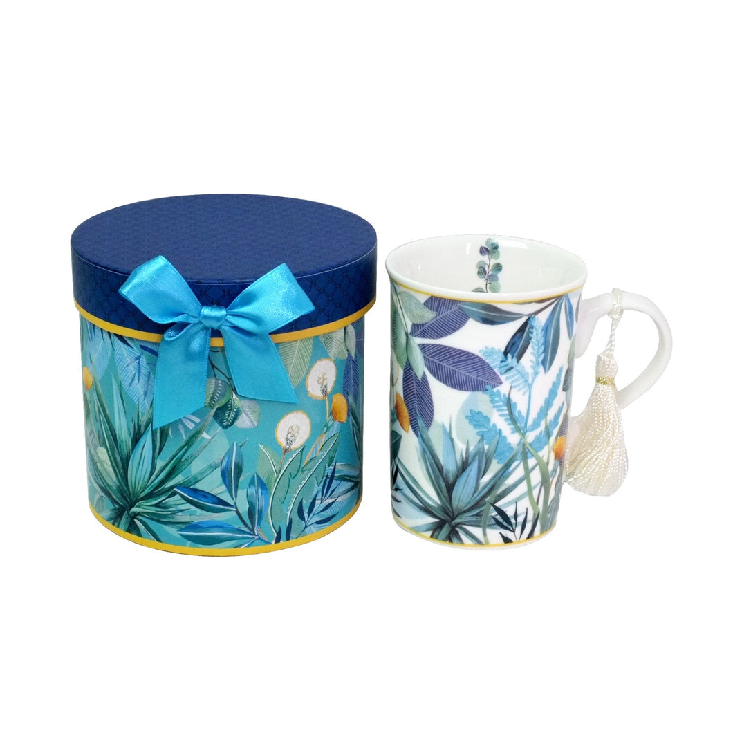 Botanique Bleu Tall Mug