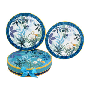 Botanique Bleu Cake Plates