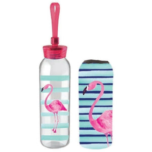 CARINA Glass Bottle with Neoprene Sleeves