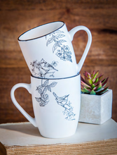 Load image into Gallery viewer, Sketchbook Birds Set of 2 Cups
