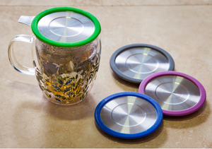 STEEP Stainless Steel Infuser with Cover Green
