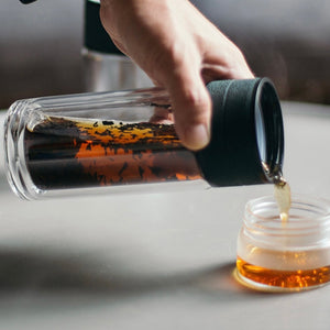 TEA TO GO Double Wall Glass Tumbler Tall