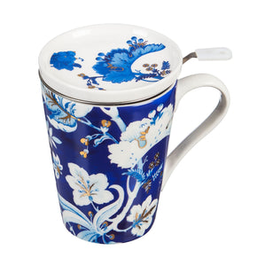 NORA Tea Gift Set Blue Floral Etoile